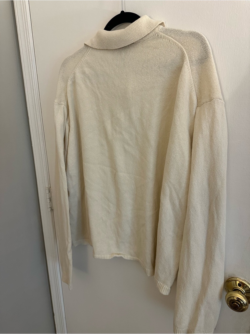 H&M Ivory Knit Polo Sweater - Picture 3 of 4